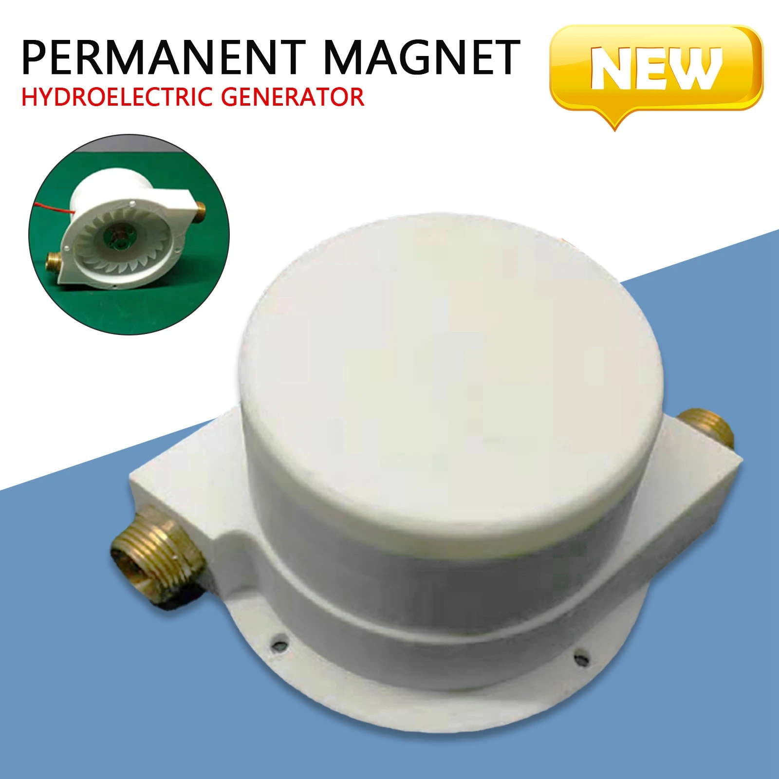 160v 100w Impact Double Nozzle Hydroelectric Generator Alternative