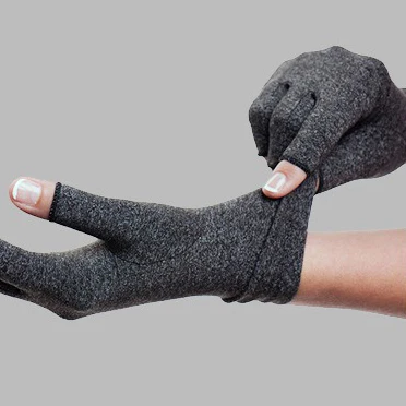1/2 Pairs Compression Arthritis Anti-Slip Gloves Wrist Support Brace Carpal Tunnel Pain Relief Women Men Therapy Wristband Glove 4