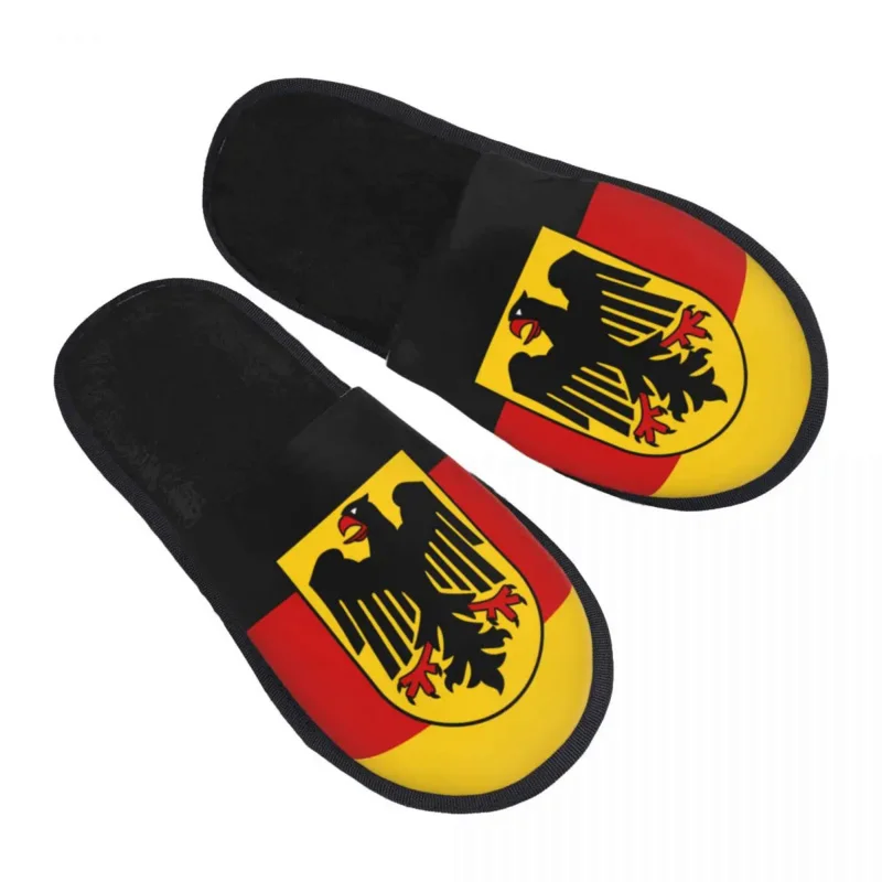 

Custom Print Women Germany Flag House Slippers Soft Warm German Patriotic Memory Foam Fluffy Slipper Indoor Outdoor Shoes
