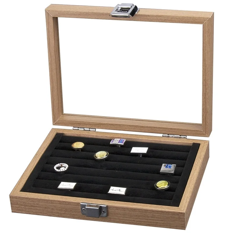 Wooden Jewellery Storage Boxes Earring Necklace Ring Jewellery Organizers Boxes Display Stand Case Holder Women Home Decor