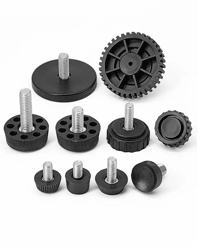 M6 M8 Rubber Shock Absorber Furniture Non-Slip Foot Pad Adjustable Rubber Belt Screw Foot Pad Machine