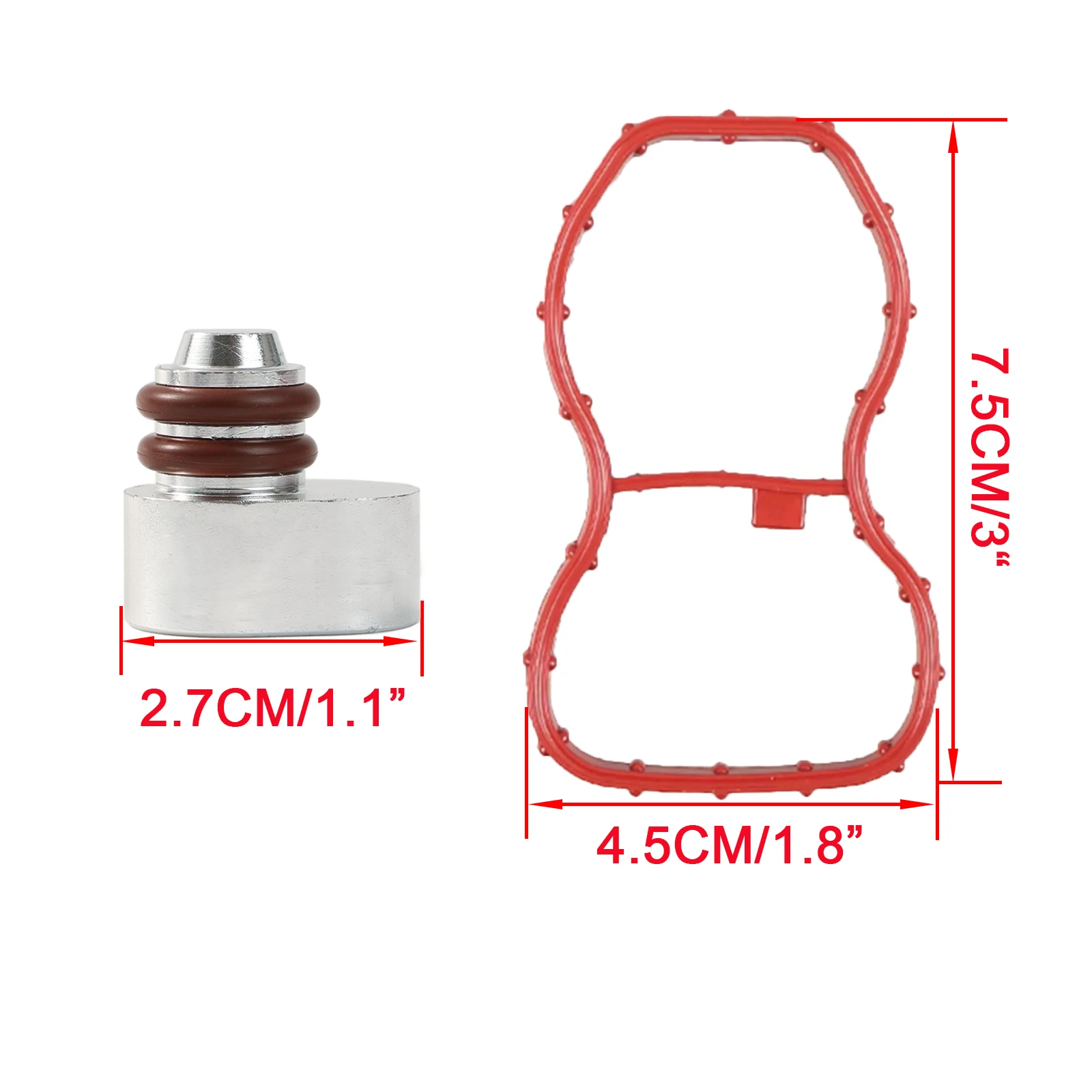 For BMW 3 Convertible 5 Touring X5 X6 X7 E90 E92 N57 N57S Intake Swirl Flap Delete Blank Plug With Manifold Gaskets 11617807480
