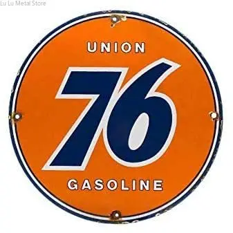 76 Targa Rotonda In Metallo A Gas In Porcellana Adatta Per La Casa E La Cucina Bar Cafe Garage Wall Decor Retro Vintage