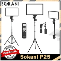 Sokani P25 Dimmable LED Video Light Panel Fill Lamp For E-sports Live Stream Photo Studio Video Calls Zoom Meetings Lamp 1