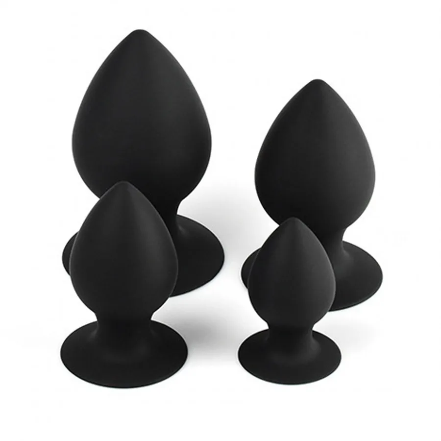 Comfortable Silicone Anal Plug With Suction Cup For Beginners_voghion.com