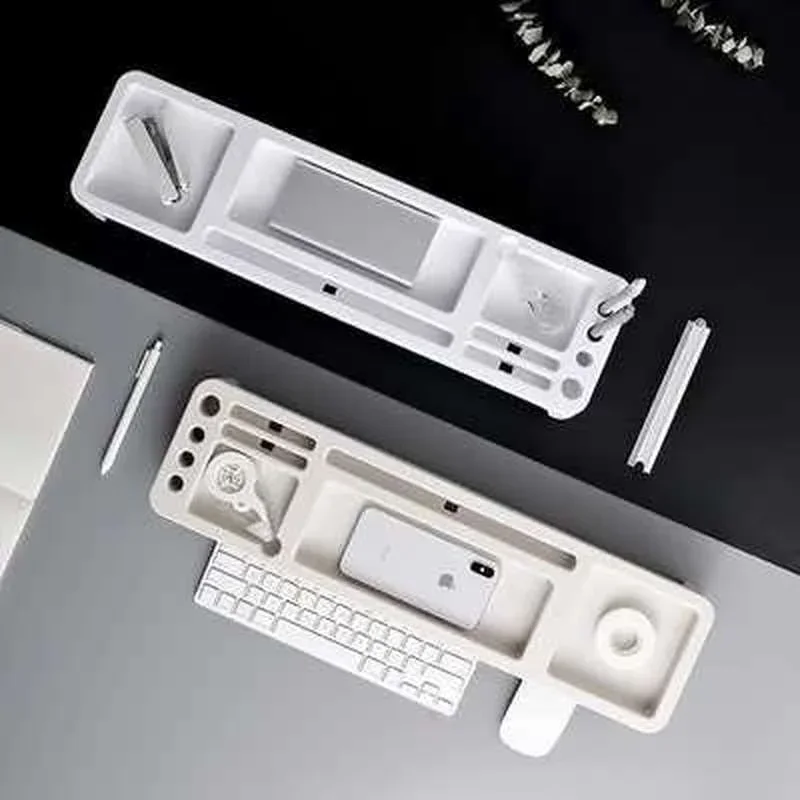 Desk organizer storage box for office desktop