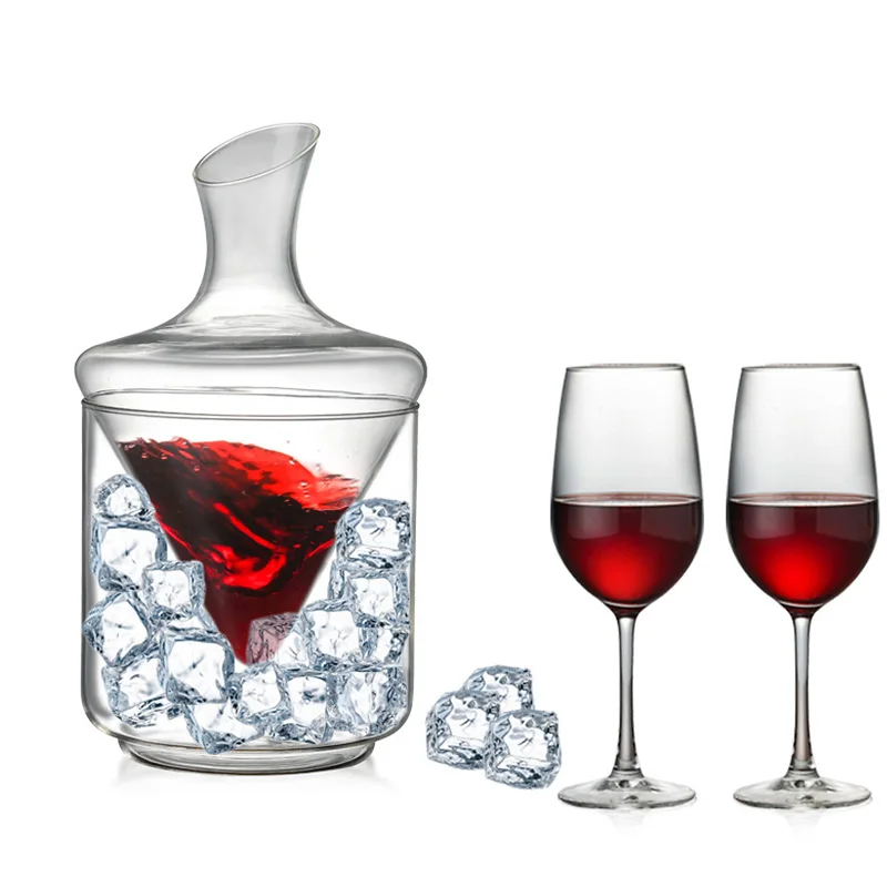 CrystalGlassHighGrade1000mlIceBucketDecanterGiftBoxWine