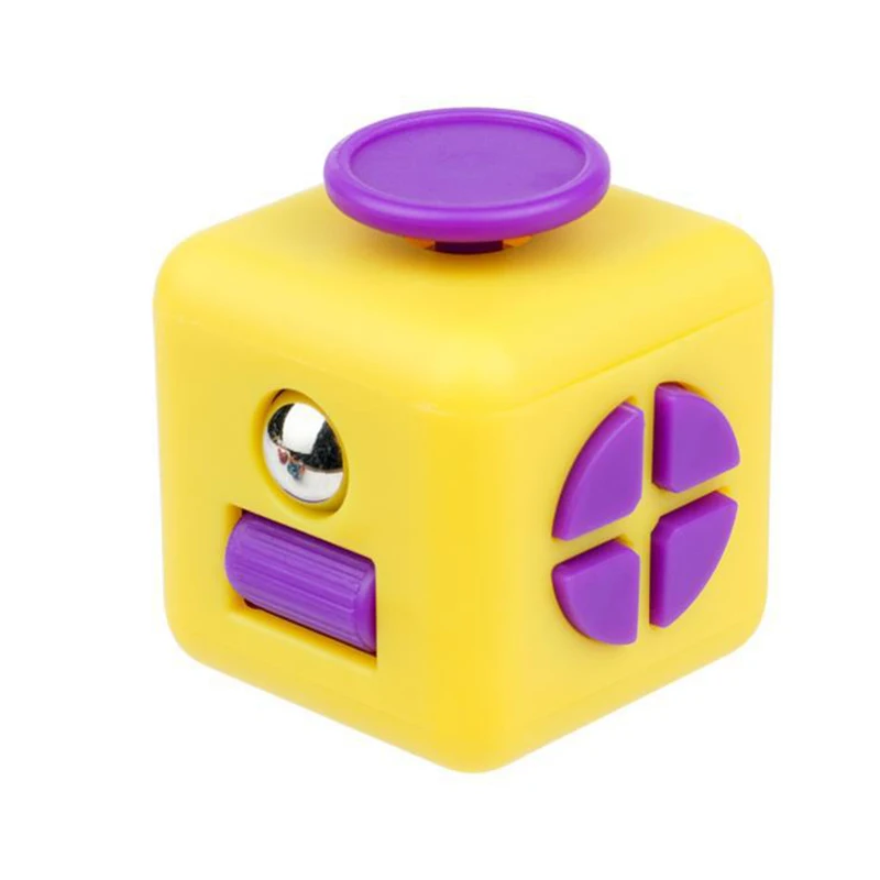 Novelty 6 Sides Dice Sensory Toys Stress Relief Antistress Anxiety Cubes Portable Decompression Toy for Children Adult New