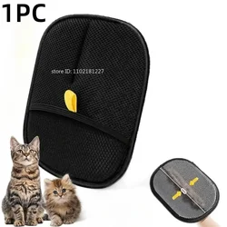 Pet Hair Removal Double - Sided Grooming Gloves - Reusable Cleaning Tool (1pc B - Glove)