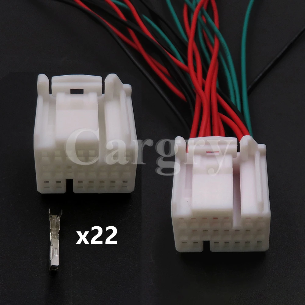 

1 Set 22P 353028-1 Automotive Starter Low Current Unsealed Socket Car Wiring Terminal Connector Auto Parts