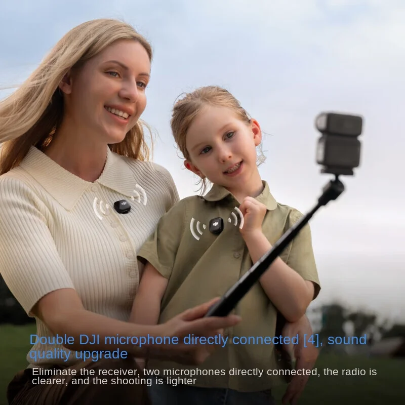 DJI 오즈모 나노 스탠다드 키트 (64GB) 웨어러블 자유 시야각 카메라 브이로그 사이클링 부모-자녀 애완동물 스포츠 썸 카메라