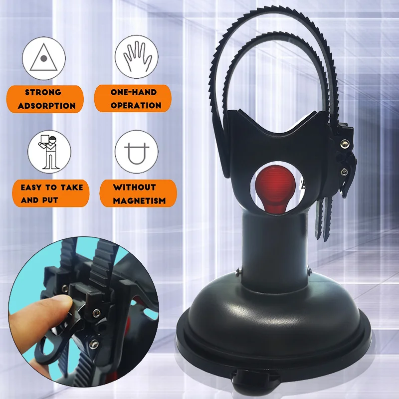 The Portable Stand Is Equipped with A Hands-free Internal Vacuum Fixer for Hard To Reach Areas, Suitable for Massage Guns fixed