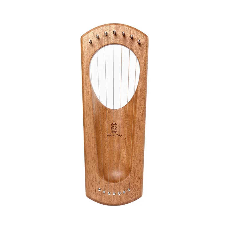 Lyre Harp 7 Strings Finger Piano Harp Cherry Wood Beechwood Material Lyre Stringed Instrument Kids Birthday Music Gift Hluru