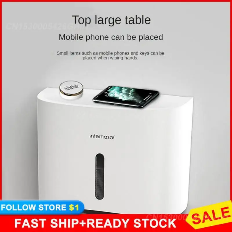 

Стойка для хранения прочная Съемная хромированная вешалка для полотенец Настенная коробка для салфеток стильные аксессуары для ванной бумажная коробка