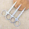 Stainless steel sharp nose hair scissors Pointed small scissors Household eyebrow scissors Beauty Tools Makeup Tools 3
