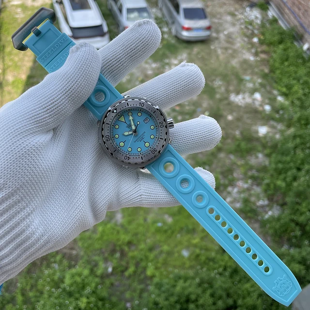 STEELDIVE 自動巻き腕時計 300M防水グリーンベゼル ファッション