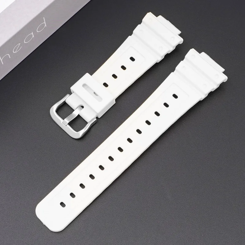 Silicone Soft Resin Watch Strap - 16mm Premium Wrist Band
