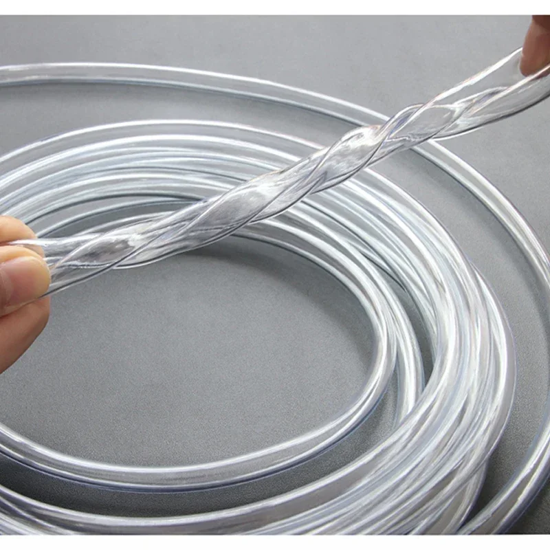 PVC Plastic Hoses 1~10m PVC Hoses Inner Diameter 2 3 4 5 6 8 10 12 14 16 18 20 25mm Transparent Garden Tube Water Pipe