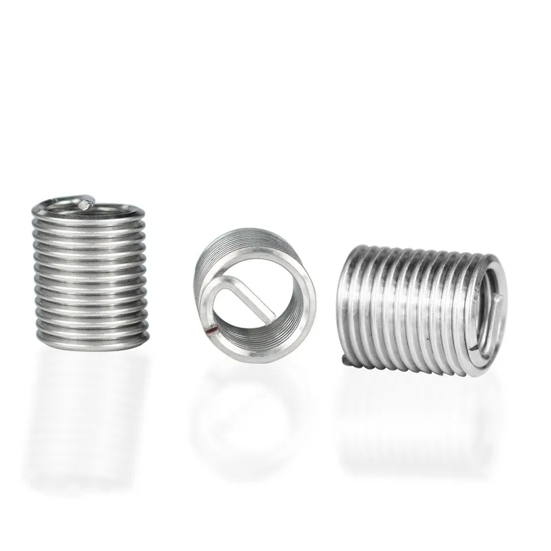 1 pc 스테인레스 스틸 나사 삽입 M3-M14 1.5D-2.0D 손상된 스레드 복원 도구 스레드 수리 삽입 키트