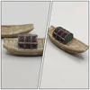 4 Pcs Micro Landscape Fishing Boat Decor Decoration Ornament Adornment Mini Plastic Retro 5