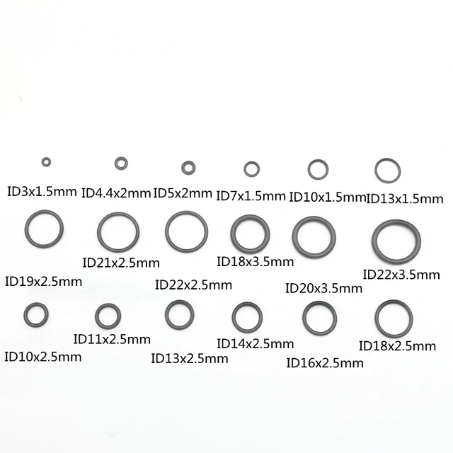 279pcs/kit Rubber O-ring Gasket Kit For Auto Repair Replacement