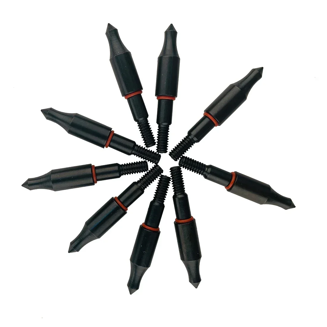 Arrow Tips archery arrowhead 12Pcs ID6.2MM OD8.0MM 100/150/175gr for Arrow Shaft Head Compound Recurve Bow Hunting