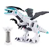 Remote Control Machine Spray Dinosaur Electric Movable Toy Intelligent Gift With Light Mechanical Dinosaur Model Children'S Toy 6