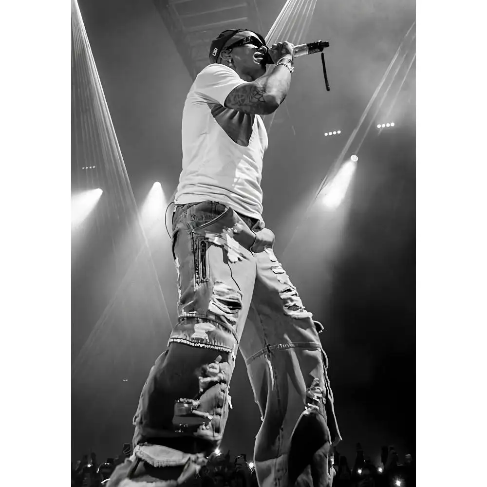 Cool Rapper S-Sfera Ebbasta Singer Poster Waterproof Wall Art Sticker For Bar Living Vintage Room Decor High Quality Print Gift – Detail 9