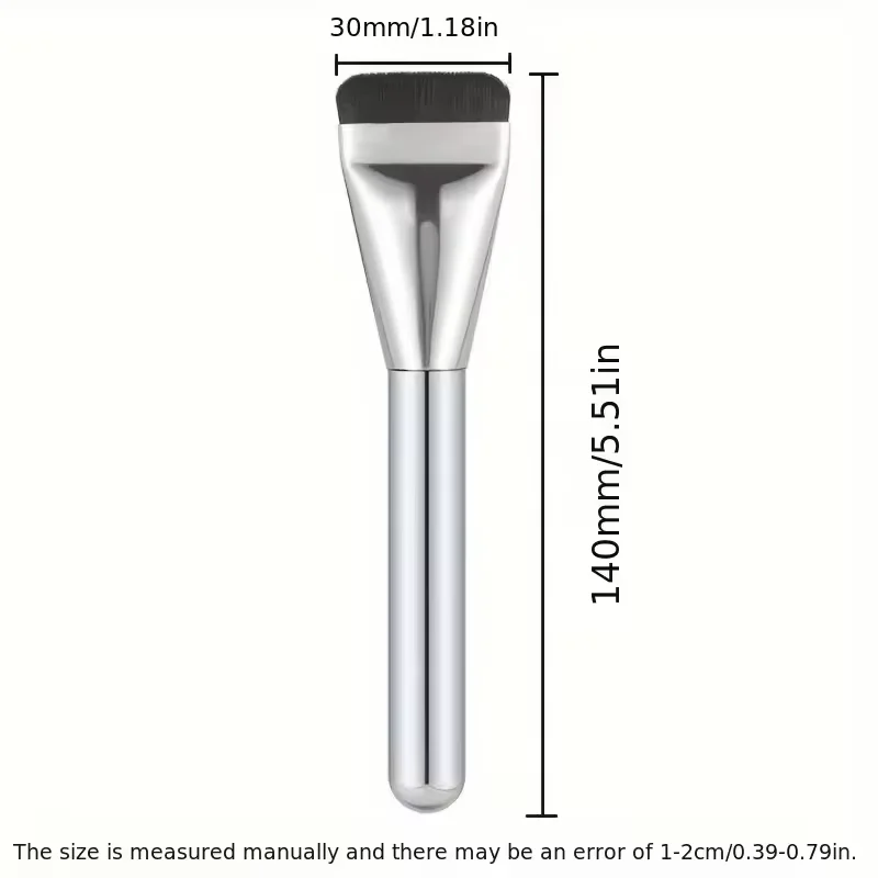Description Picture 5 of itemMulti-Use Foundation Ultra-Fine, Hypoallergenic Nylon Bristle Oval Foundation Brush - Perfect for Face Makeup Puff Concealer