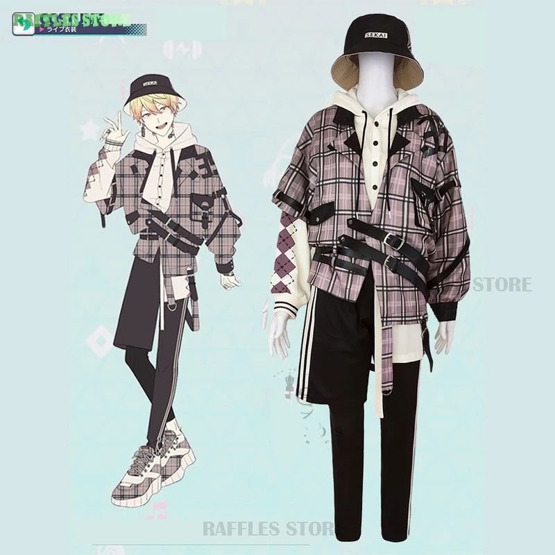 

Project Sekai Colorful Stage! Tenma Tsukasa Cosplay Costume Wig Anime Game Cosplay Uniform Suits Stage Fashion Party Suit