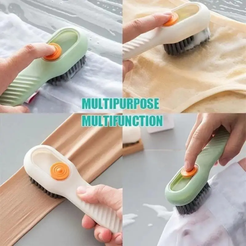 Laundry Brush Durable Multifunction Long Handle Clothes Cleaning
