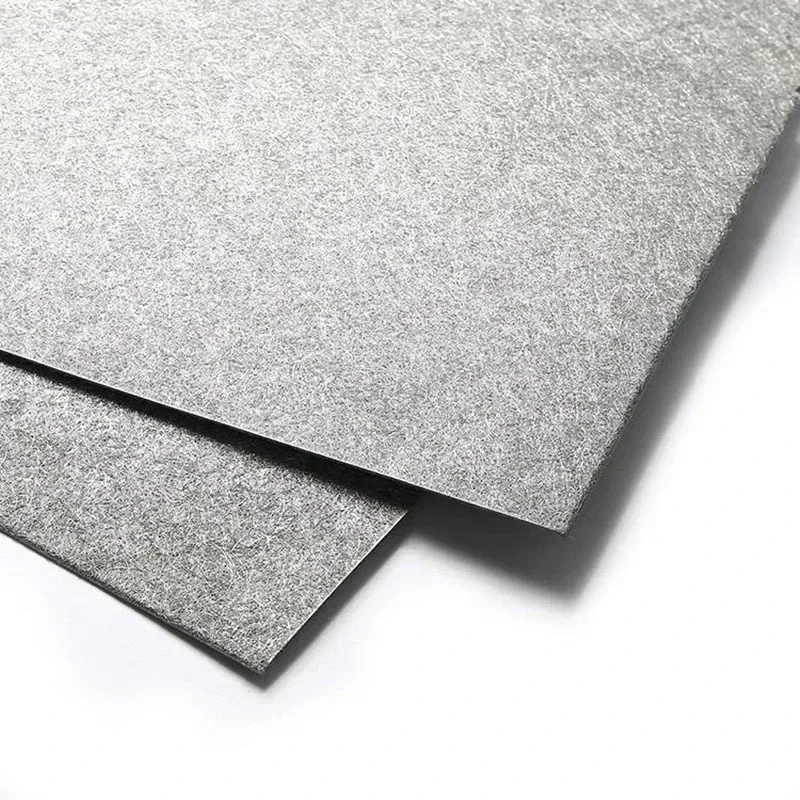 Thick High Purity Titanium Fiber Paper Gas Diffusion Layer Fiber Sintered Ti Felt for Fuel Cell Research 100x100mmx1.0mm
