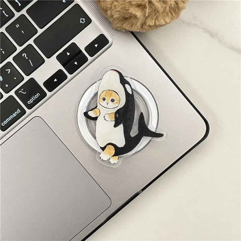 Cute Cat Magnetic Phone Grip Stand For Iphone Magsafe Compatible_voghion.com