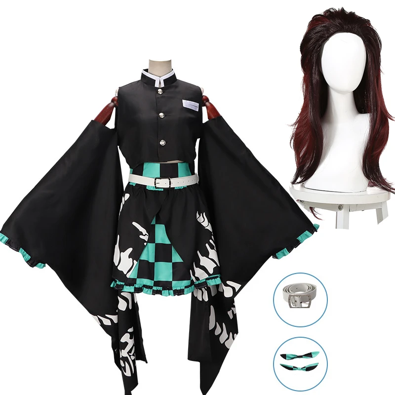 Kpop Dämon Perücke - Cosplay Haar Requisiten - Für Halloween & Anime-Partys - Pink
