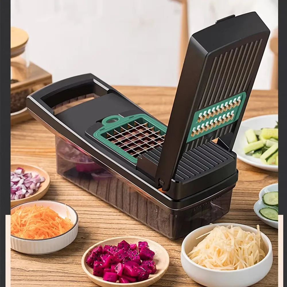 Vegetable Slicer Multifunctional Vegetables Chopper Handle Grate Food Choppers Vegetable Slicer Dicer Cut Kitchen Accessories