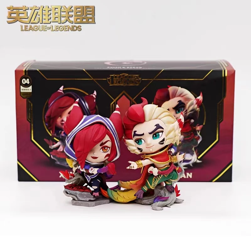 

League of Legends LOL Rakanand Xayah Couple Handmade Doll Game Surroundings