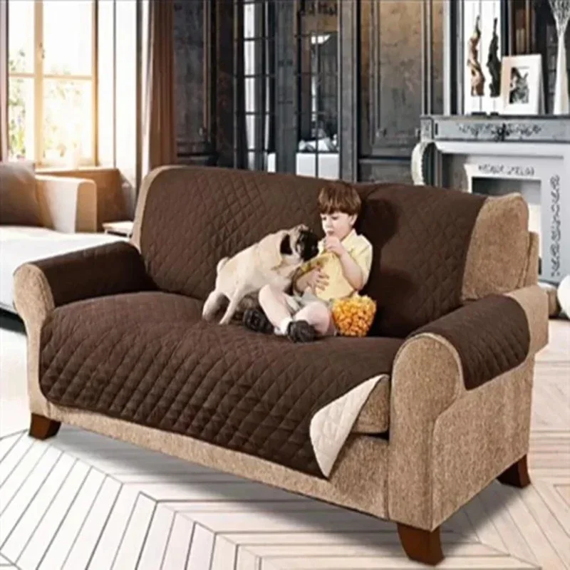 Sofa Cushion 3 Piece Set Multi-Purpose Sofa Cover Abrasion Resistant Pet Sofa Cushion Bite Resistant Blanket Sofa Protectors 2