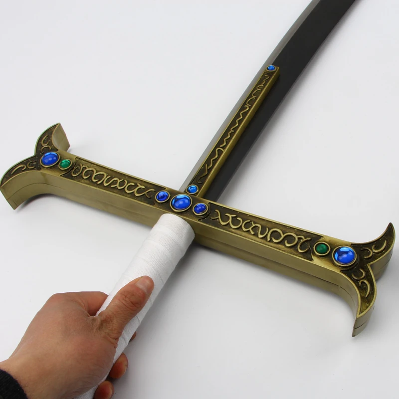 One Piece Dracule Mihawk Weapon Yoru Cosplay Replica Sword Prop - AliExpress