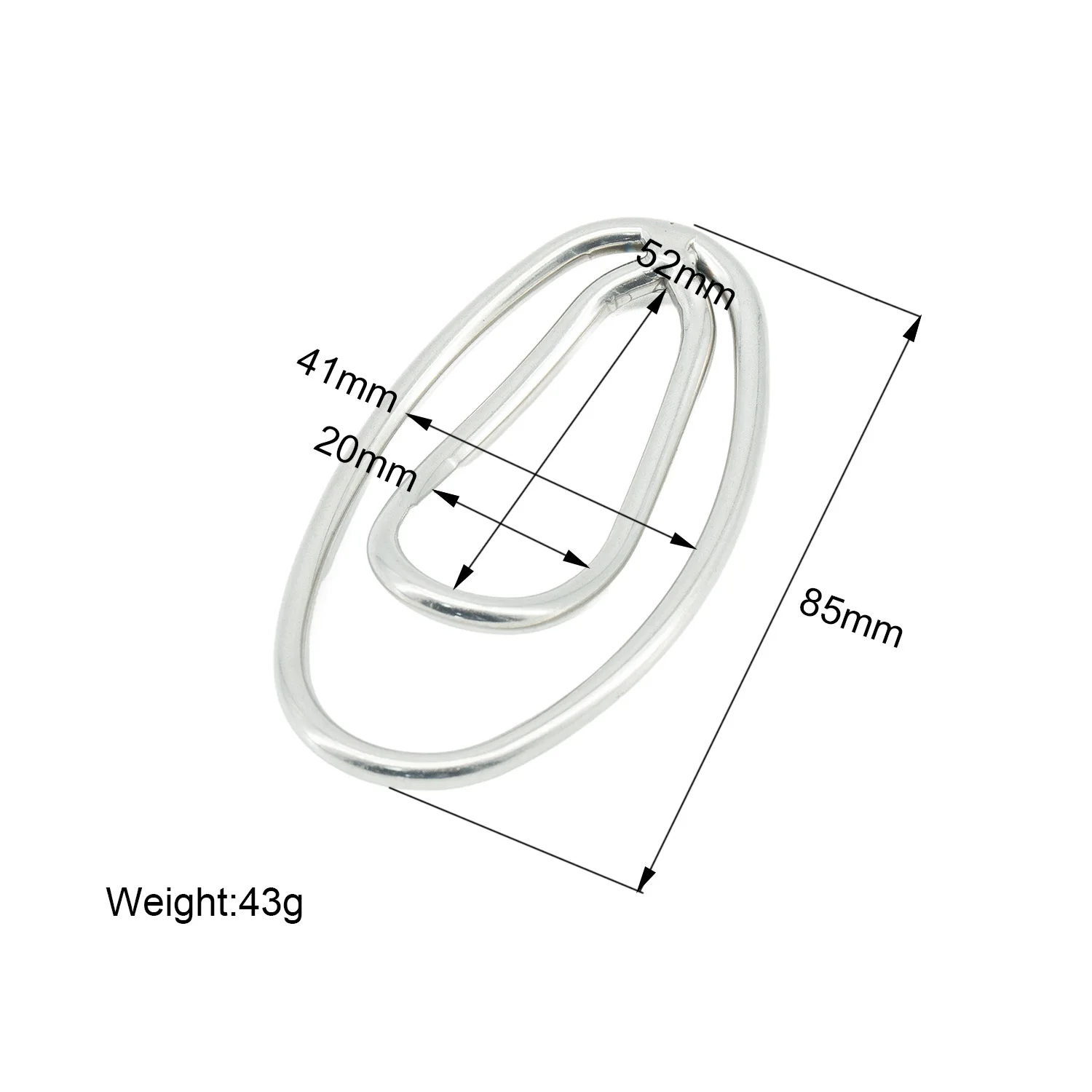 304 Stainless Steel Male Chastity Clip for Cross-Dressers chastity lock sex toy