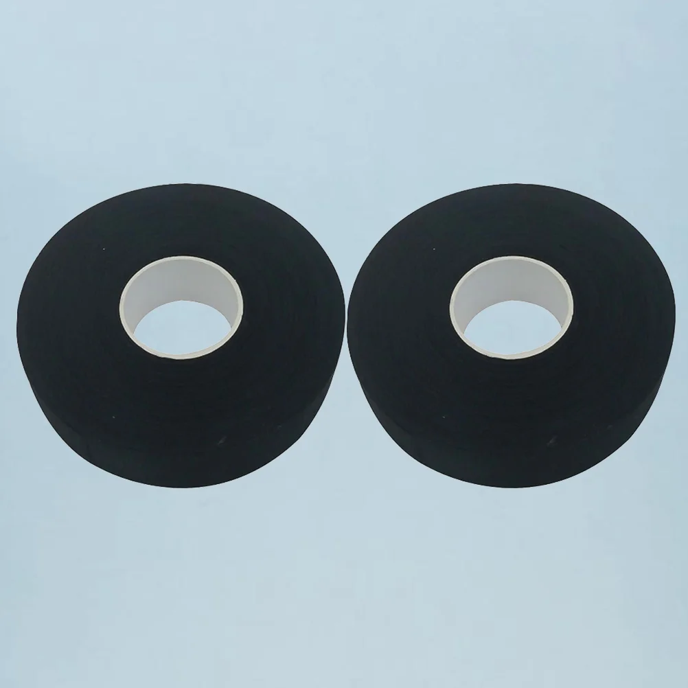 2 Pcs 20 Stick Tape Sticky Tape Anti-slip Sports Waterproof Tape Hockey Stick Wrapper for Practice Sports Use (Black)