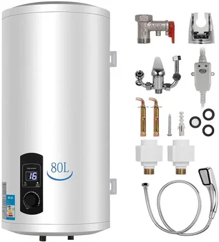 2KW 80L Electric Hot Water Heater Boiler Cylinder Tank Storage Water Heater for Kitchen 1