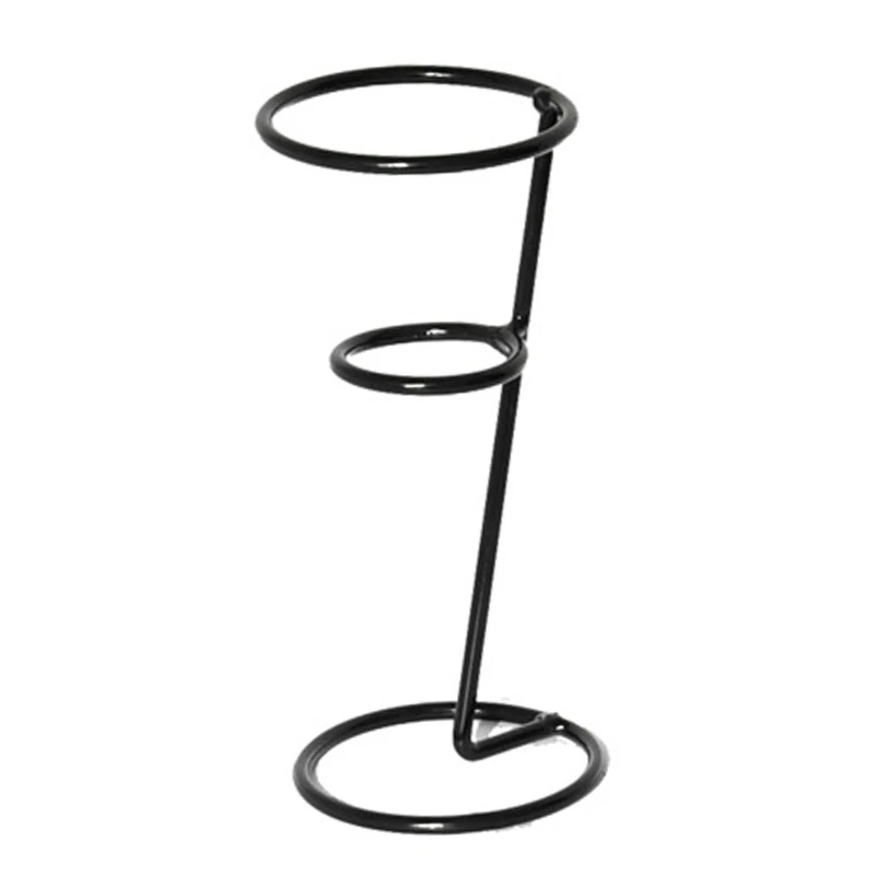 Ice Cream Cone Holder Black Iron Ice Cream Holder Cupcake Cones Stand Rack Display Snow Cones Sushi Hand Rolls Popcorn