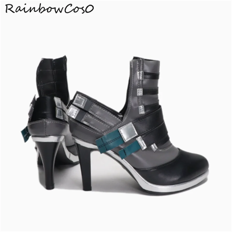 【y2k、achieve、ホスト、k-popに♪】ジェンナロ／スウェードブーツ Tsukishiro Yanagi Zenless Zone Zero Cosplay Shoes Boots Game