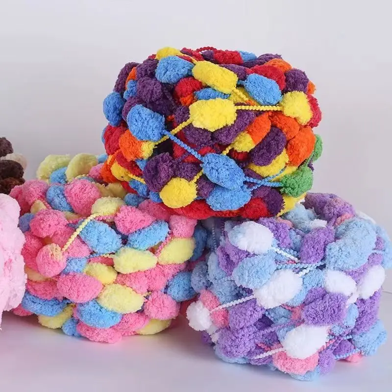 120G / 1Pc Ciniglia Veludo Fio De Algodão Làdo Bebá Fai Da Te Mão Malha Camisola De Tricheit Làgrossa Quente Crochá Triclee Fios