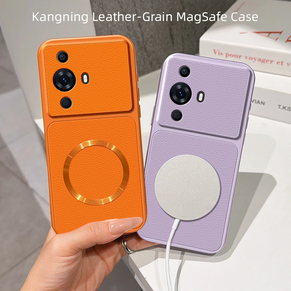 Luxury Leather Matte Magnetic Soft TPU Phone Case