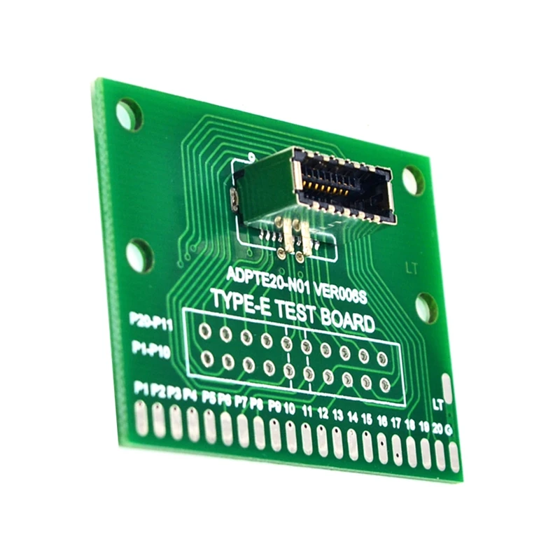 TYPE-E-Test-PCB-Board-Universal-Board-With-USB-3-1-TYPE-E-Port-43X33MM-20.jpg Típus-E Teszt Pcb Tábla Univerzális Usb 3.1 Type-E Port 43X33Mm 20 Tűs-E Csatlakozó Adaptere - Image 5
