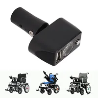 Electric Wheelchair Light 3 Pin XLR Head USB Charging Adjustable Angle LED Power Wheelchair Lighting Controller 1
