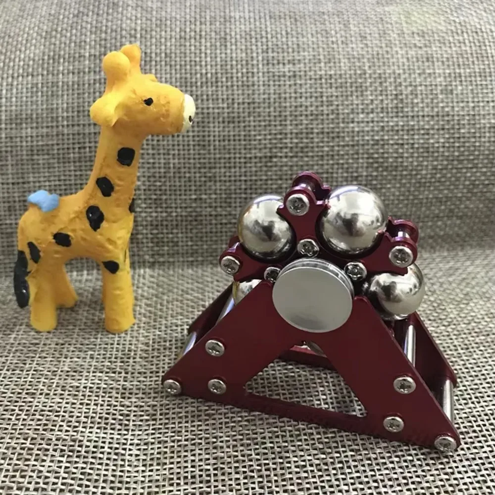Hand Spinner Steel Ball Ferris Wheel 2 Fingertip EDC Adult Fidget Toys Five Bead Finger Gyro Silent Bearing Stainless Steel