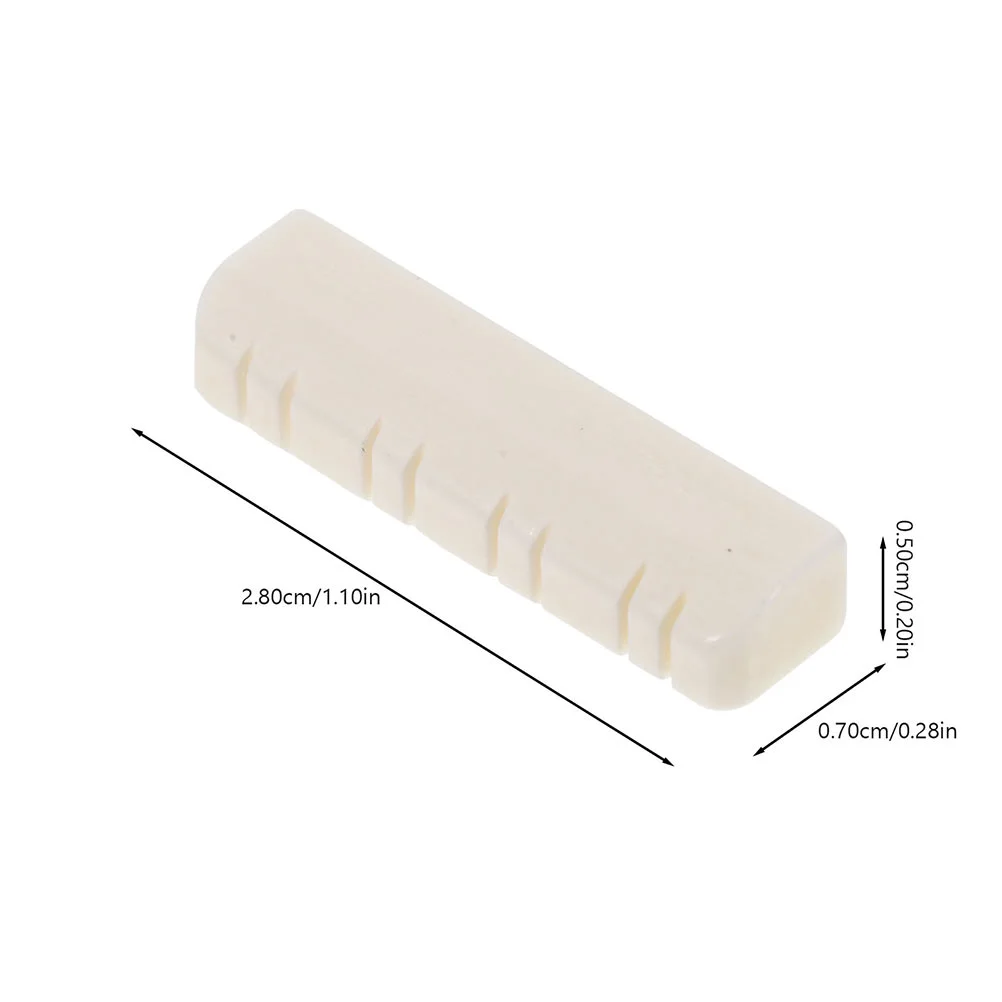 Mandolin Pillow Ox Bone Nut Bridge Nuts Accessories 3 Pcs Guitar Beef Adjustment