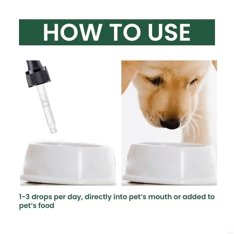 A9BC Pet Joint Repairing Drops for Pets Bone Deformity Healing Formula for Cats Dogs Joints Care Support Solution